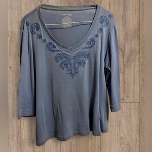 Vintage St. John's Bay Blue Tee